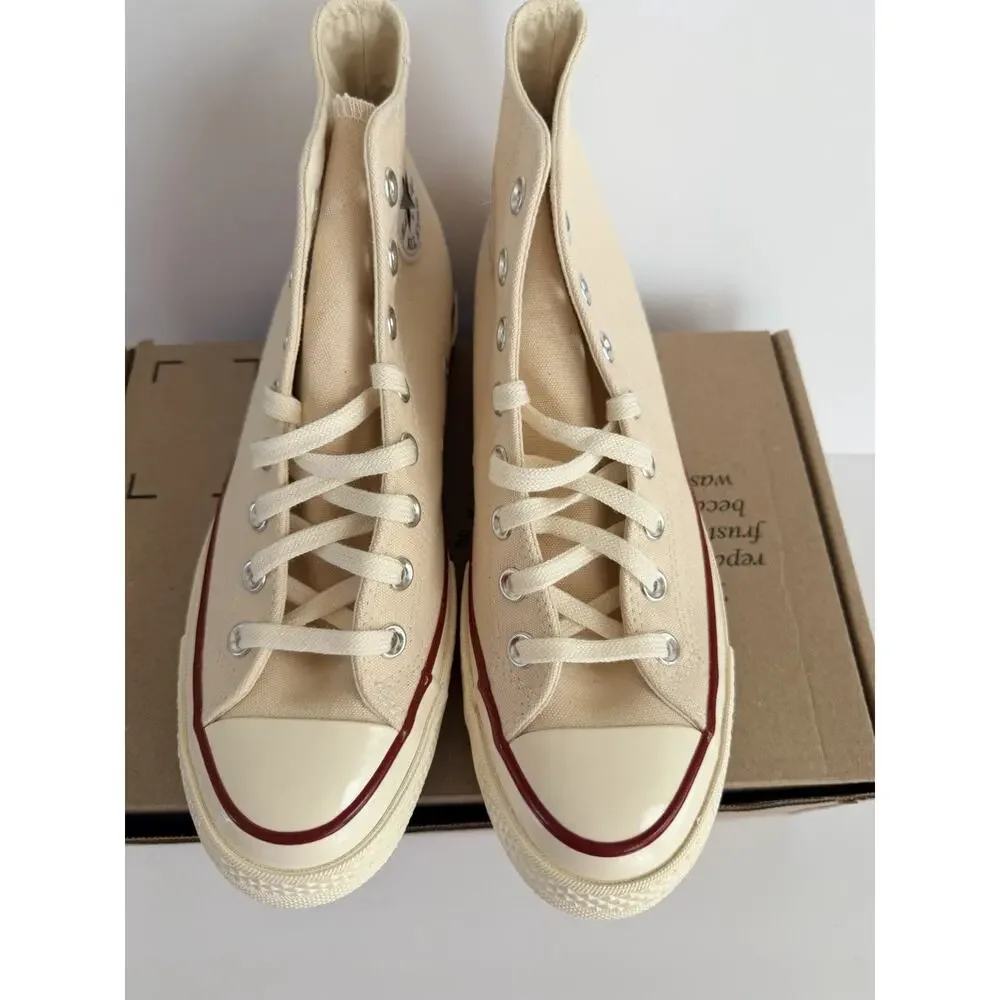 Converse Chuck Taylor All Star Men’s 8/W10 Beige Canvas High Top Lace-Up
